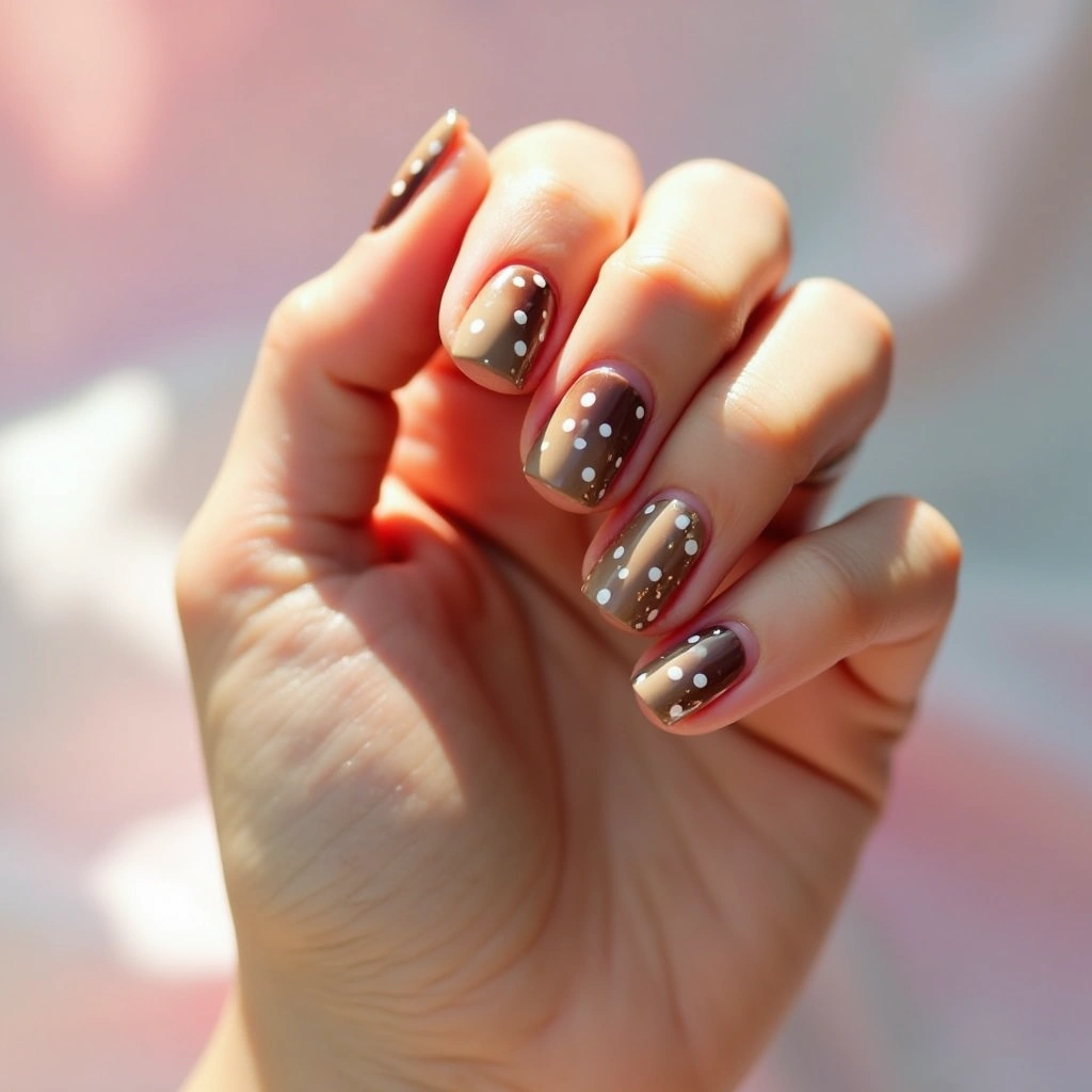 Polka Dot Chocolate Ombre