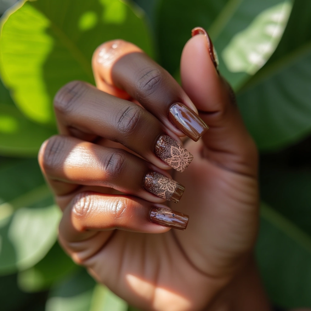Lace Chocolate Ombre