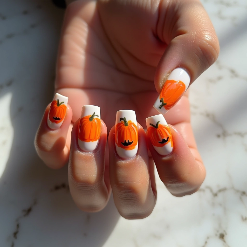 Festive Orange French Coffin