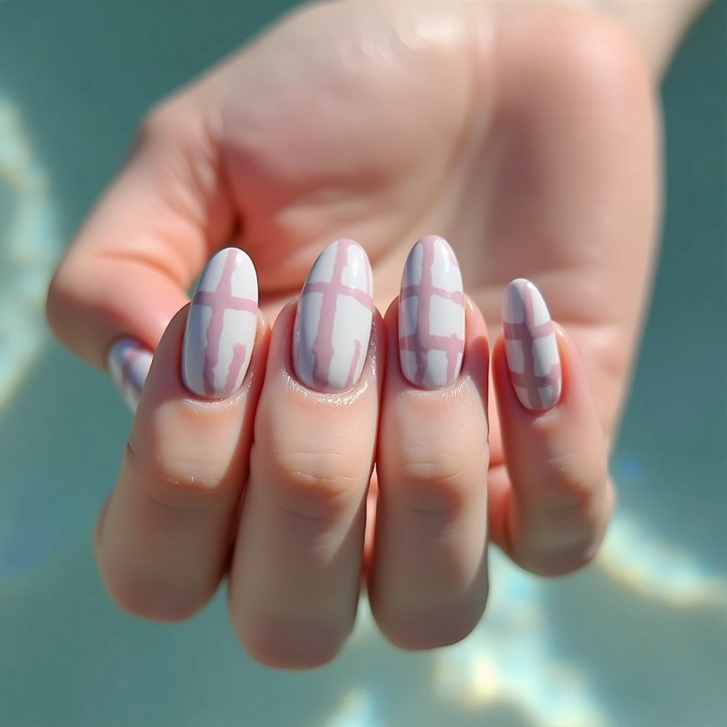 Minimalist Gray Checkered