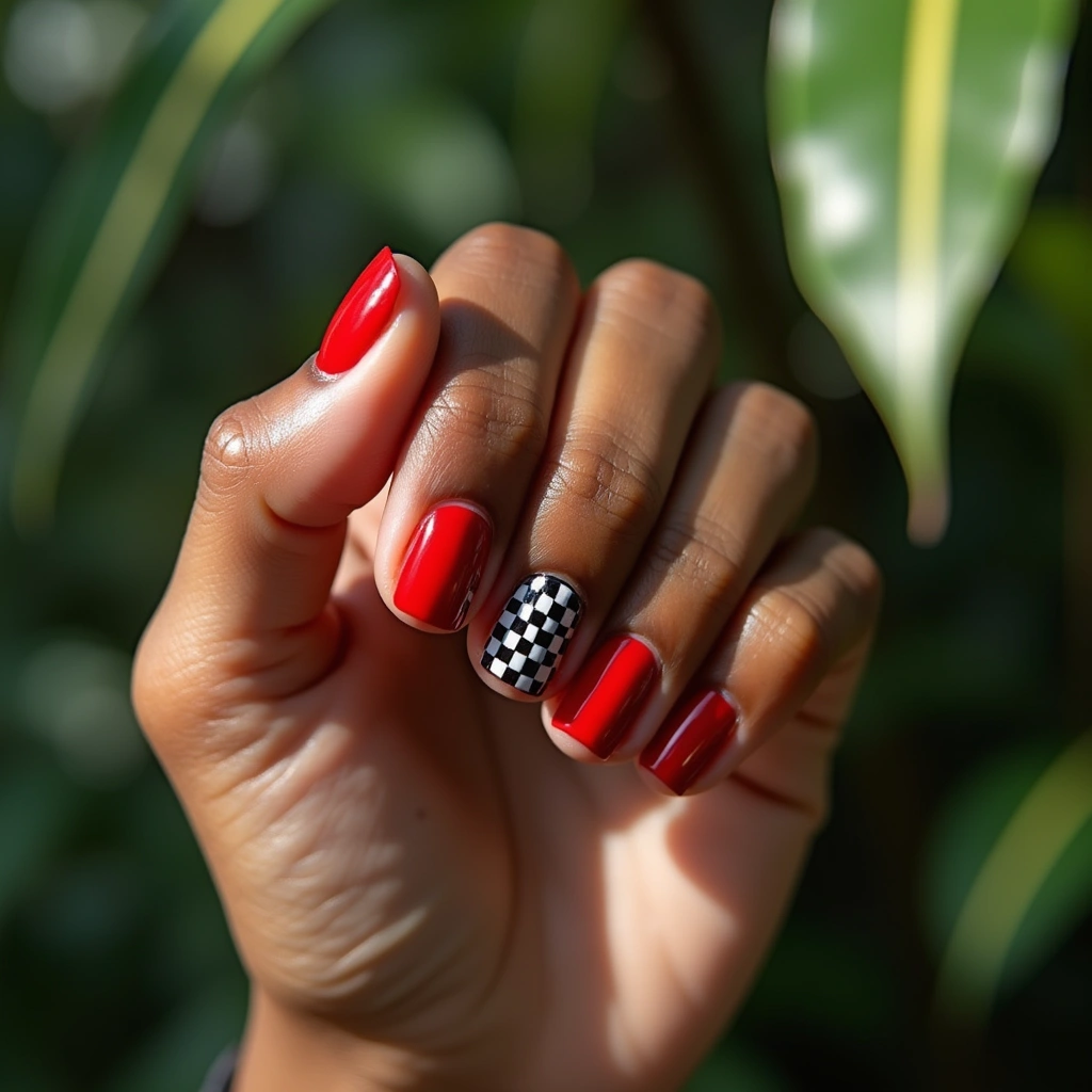 Timeless Red Checkered