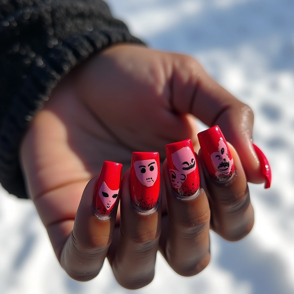 Dramatic Ghostface Gradient