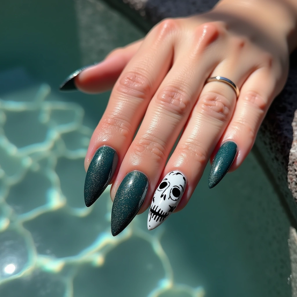 Teal Ghostface Sparkle