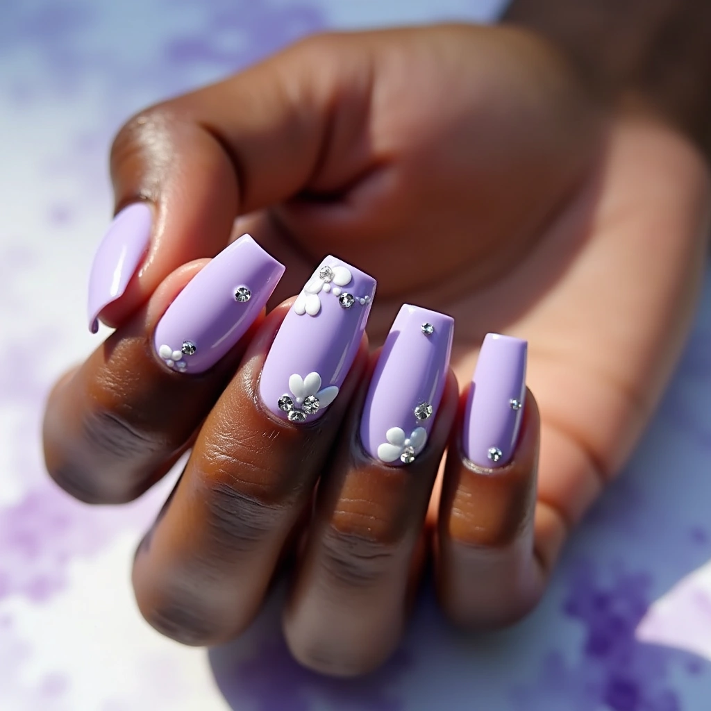 Lavender Floral Elegance