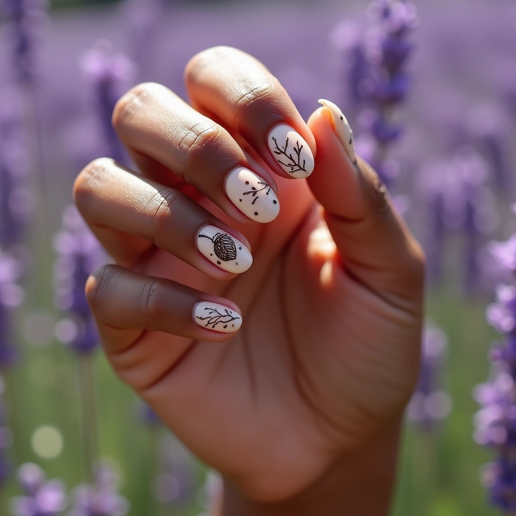 Nature-inspired Brown Acrylic