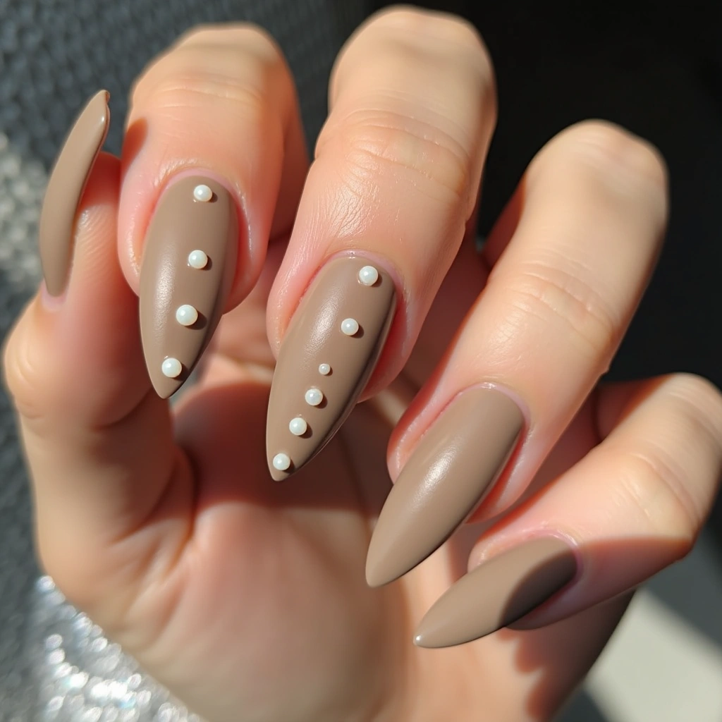 Elegant Brown Acrylic
