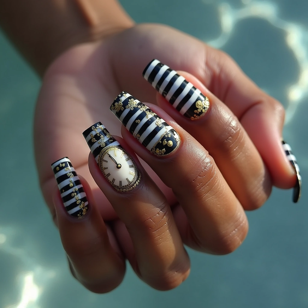 Striped Chic Timepieces