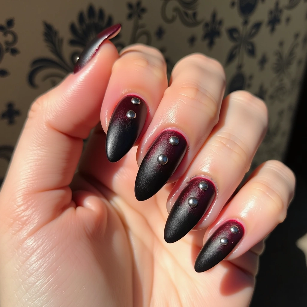 Black And Red Ombre Punk