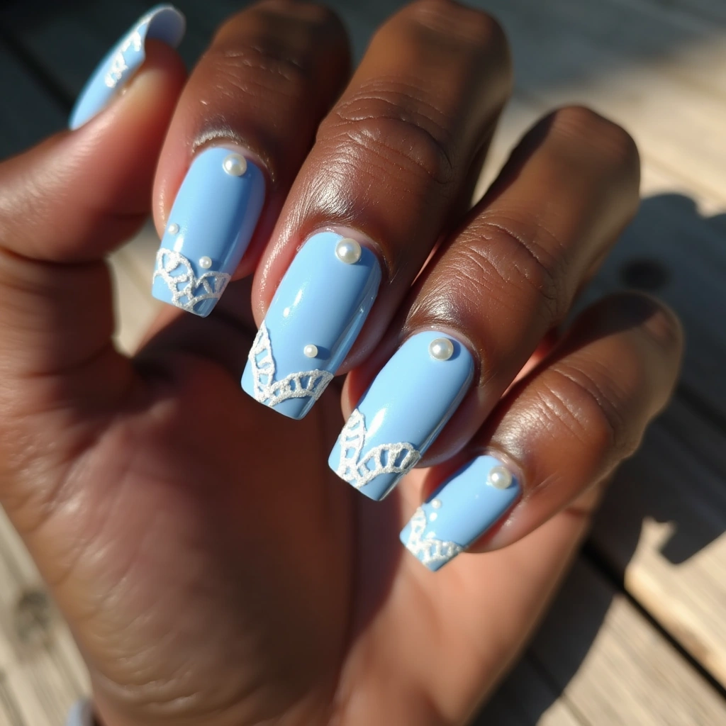 Elegant Blue Aura