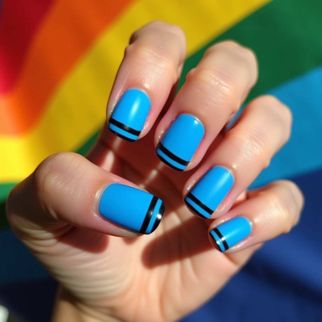 Contemporary Blue Aura