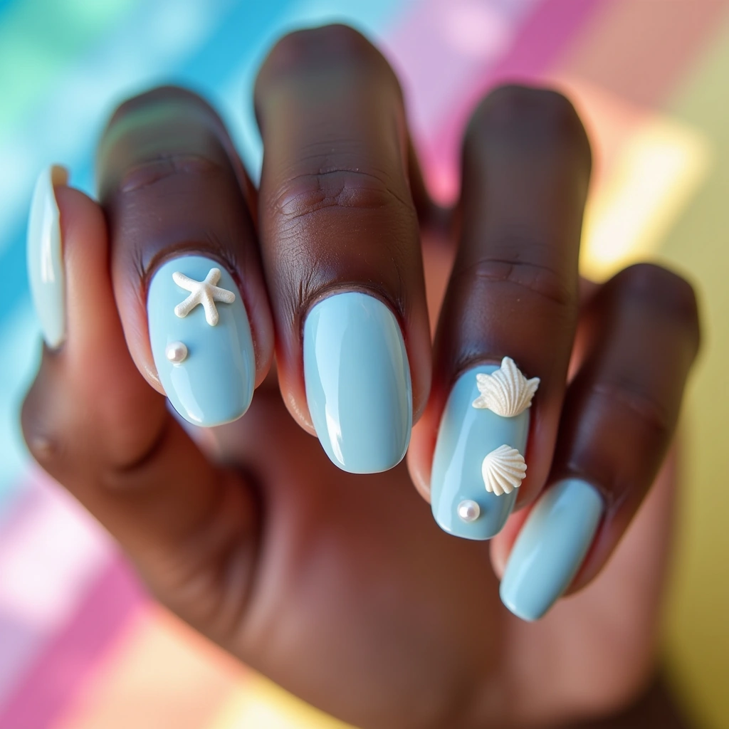 Pastel Seashell Elegance
