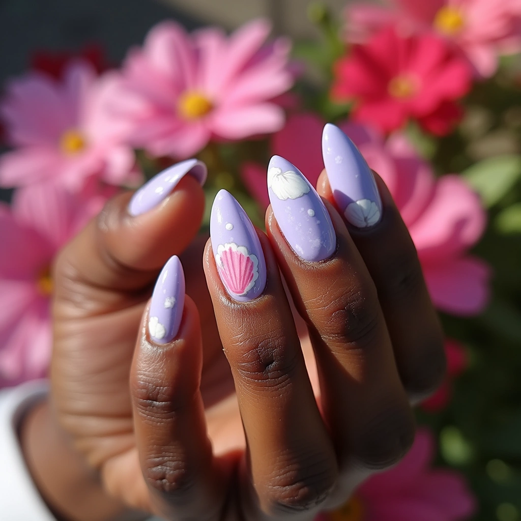 Lavender Seashell Dreams
