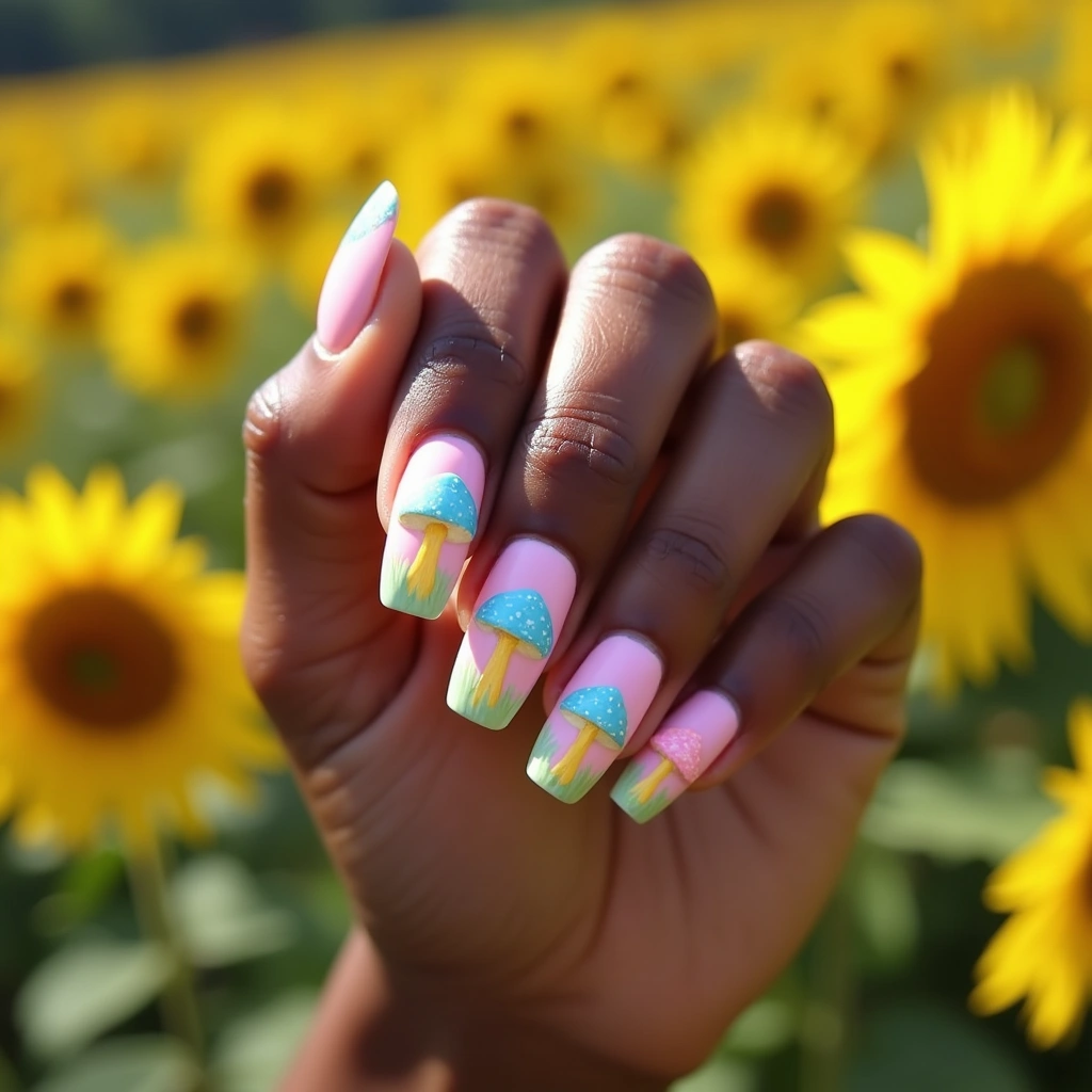 Pastel Mushroom Dreams
