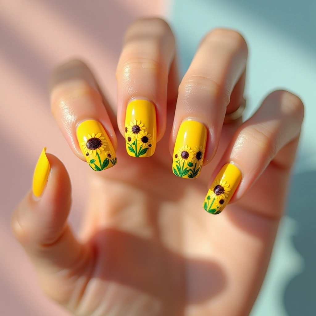 Cheerful Sunflower Cowgirl