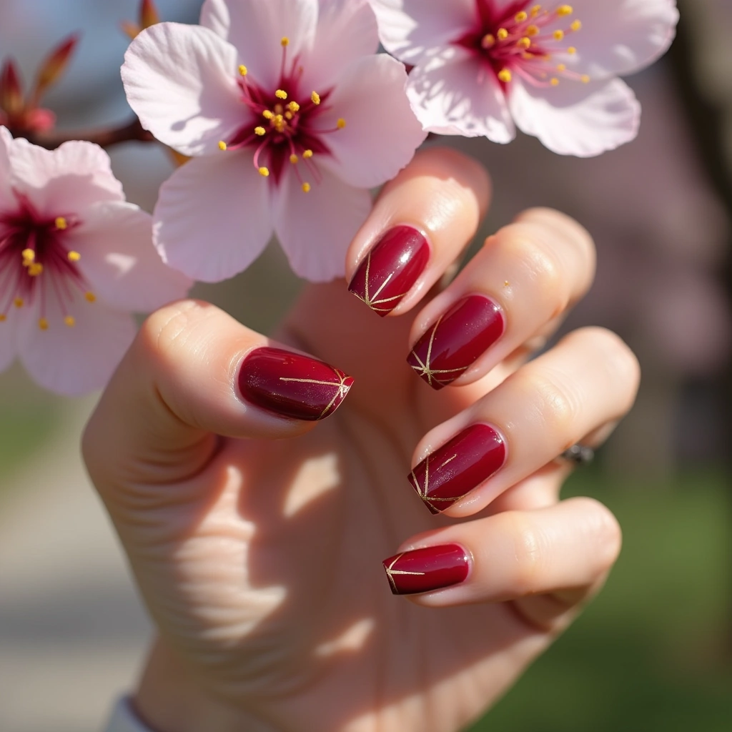 Geometric Blood Red