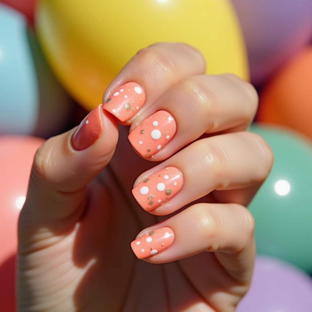 Coral Milky Dots