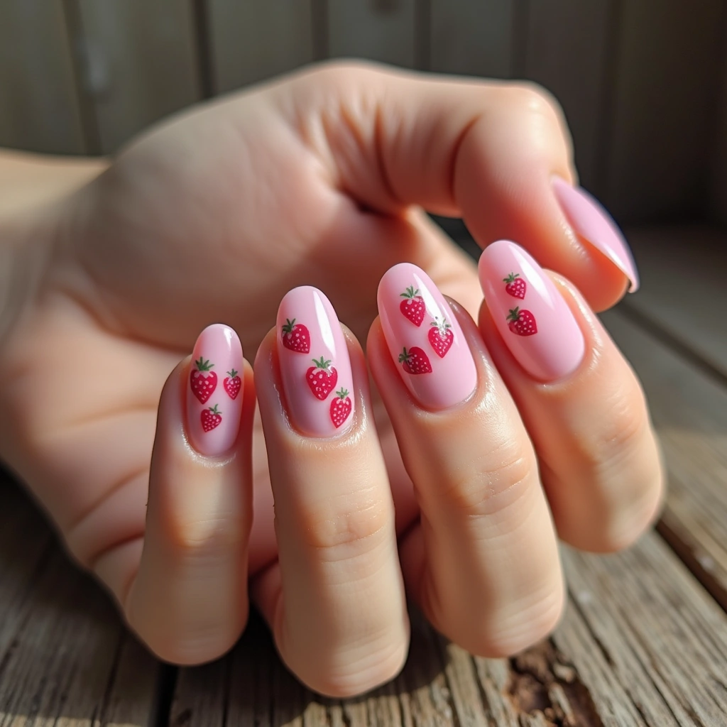 Matte Strawberry Accents