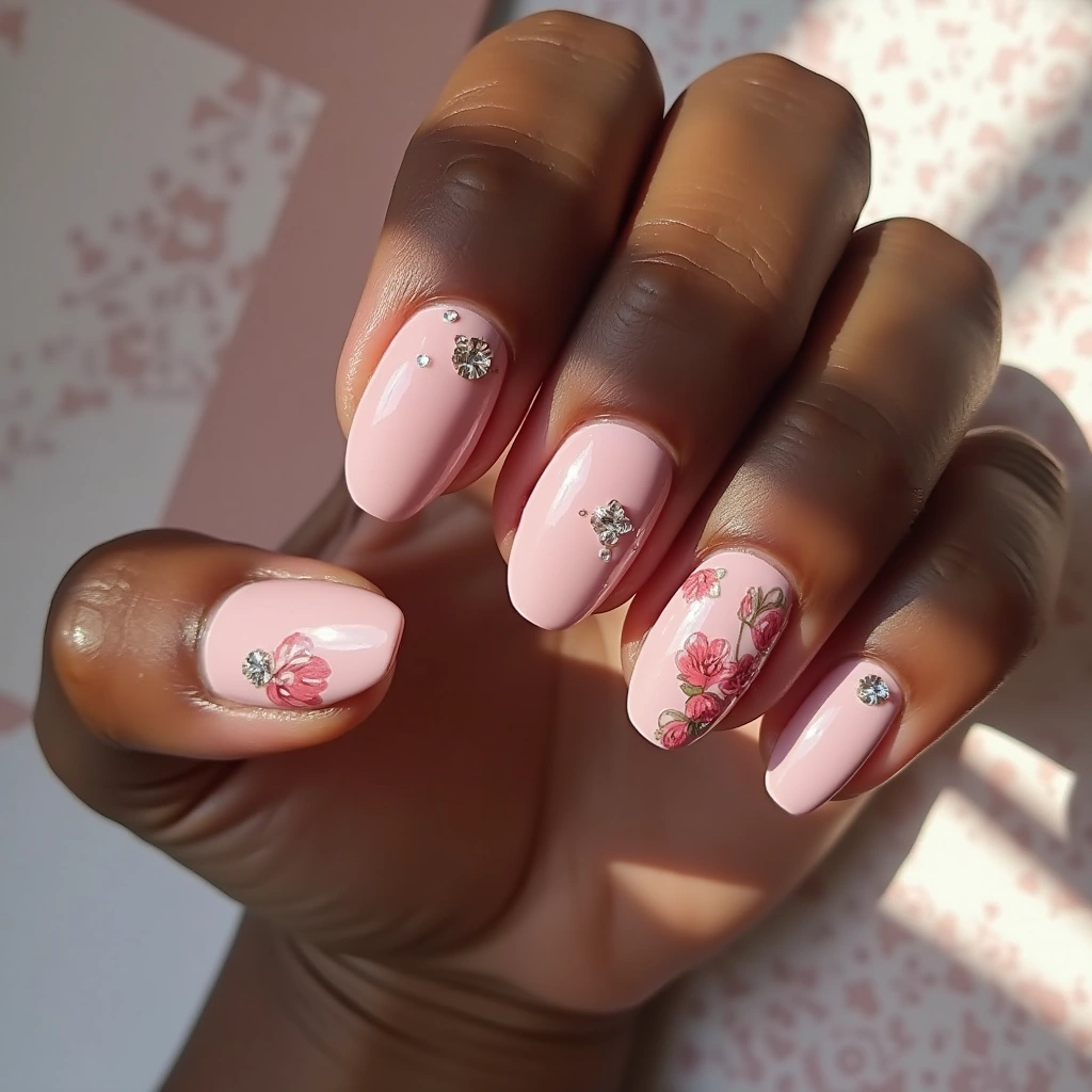 Glossy Strawberry Florals