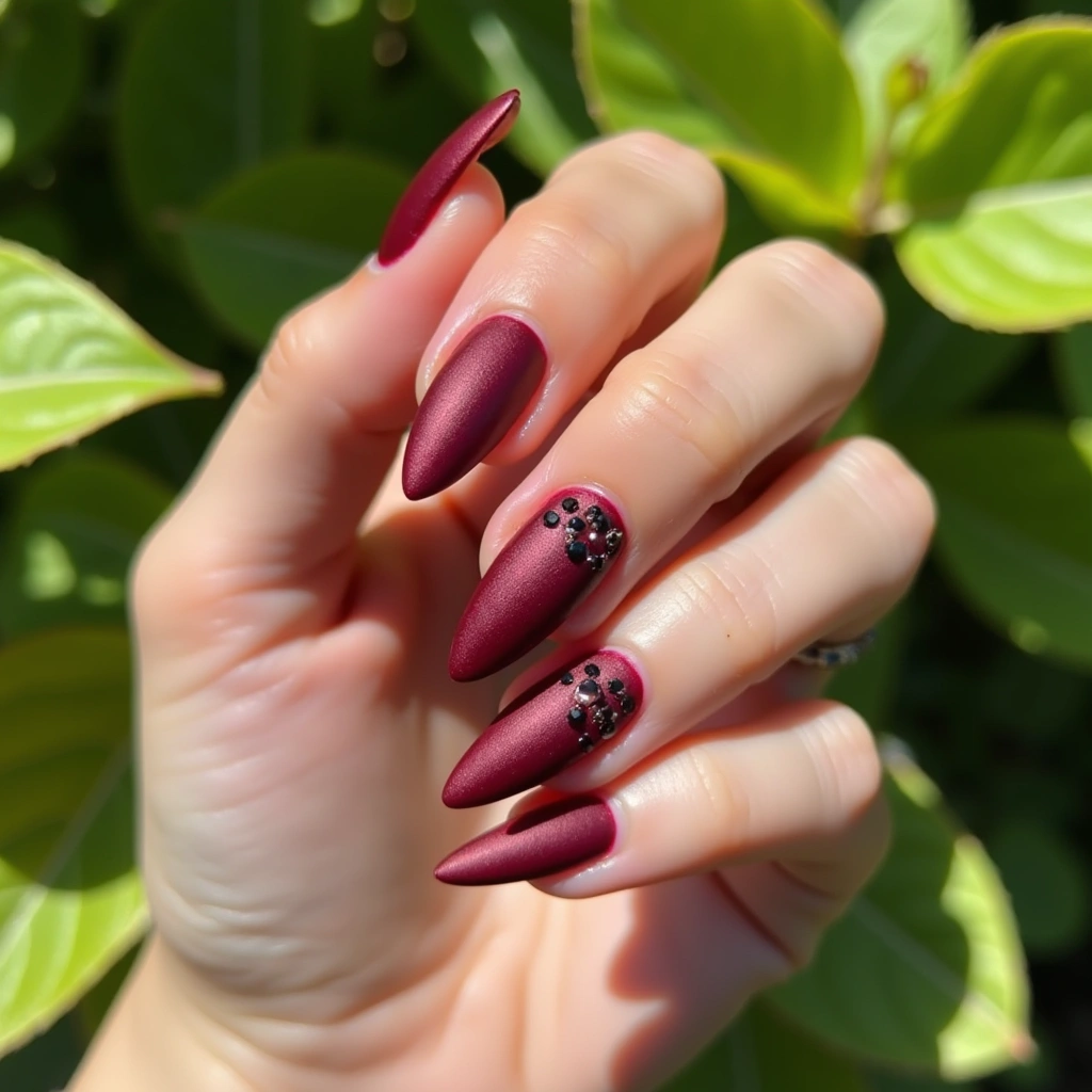 Sparkling Dark Ruby