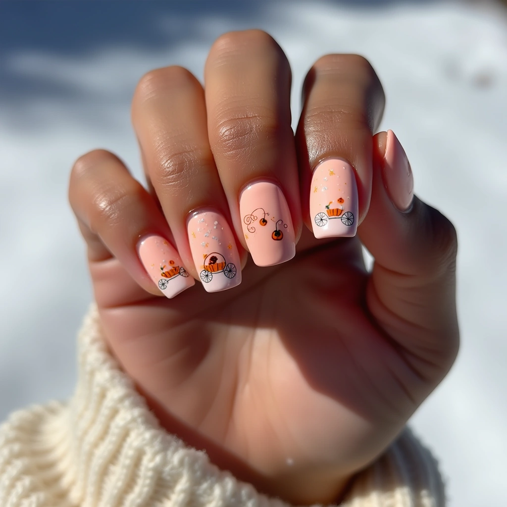 Charming Peach Carriages