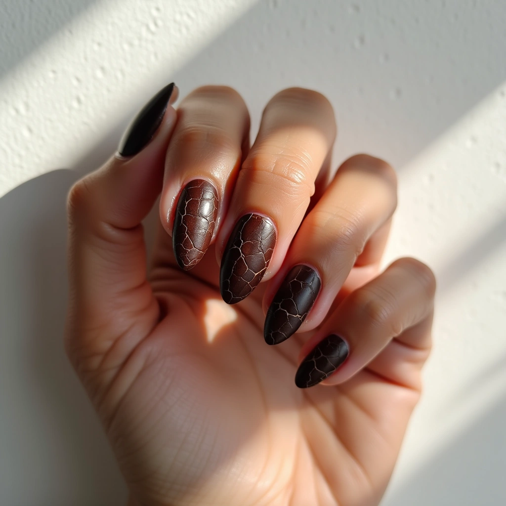 Cracked Brown Almond