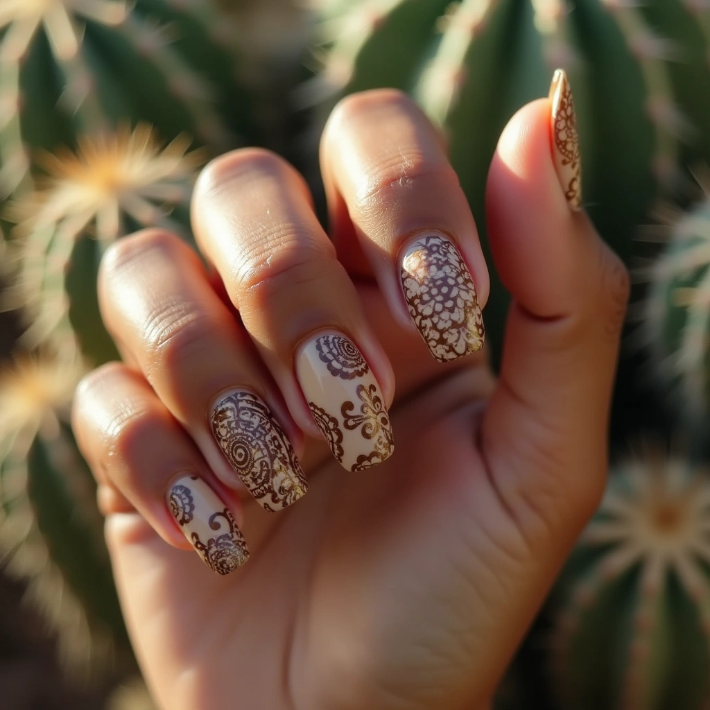 Mandala Taupe Almond