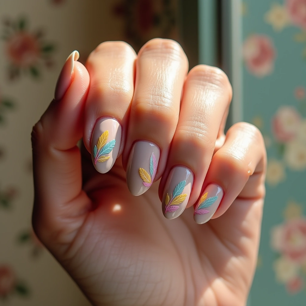 Whimsical Brown Almond