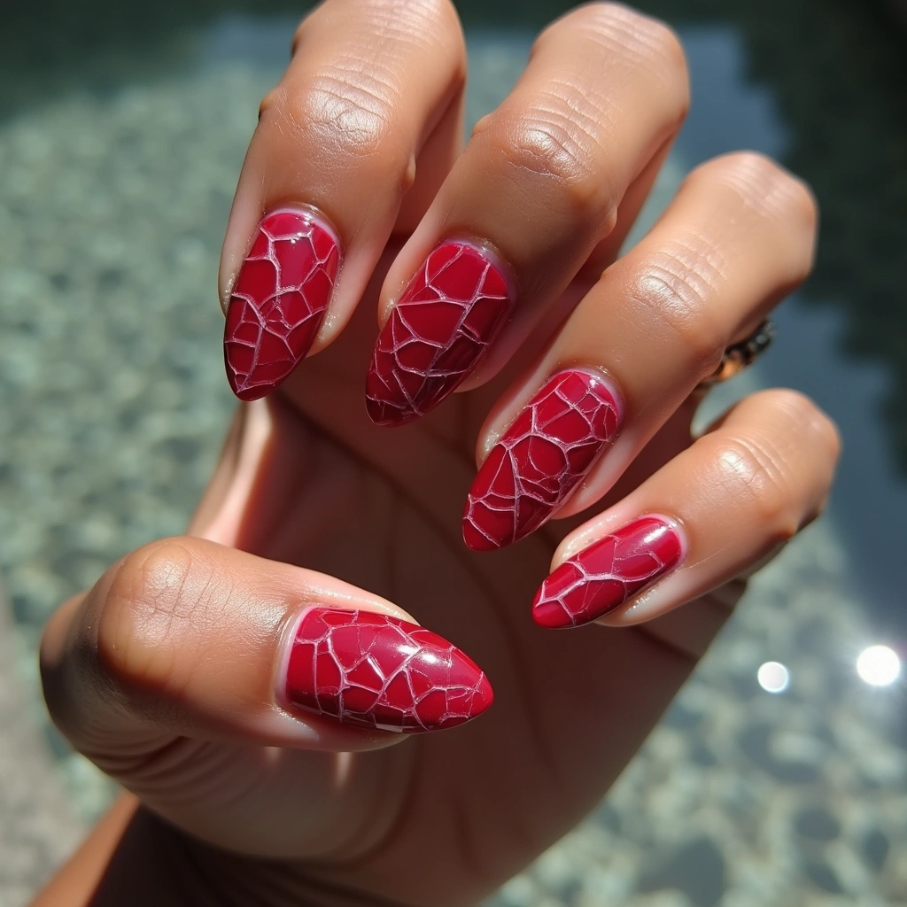Shattered Blood Red
