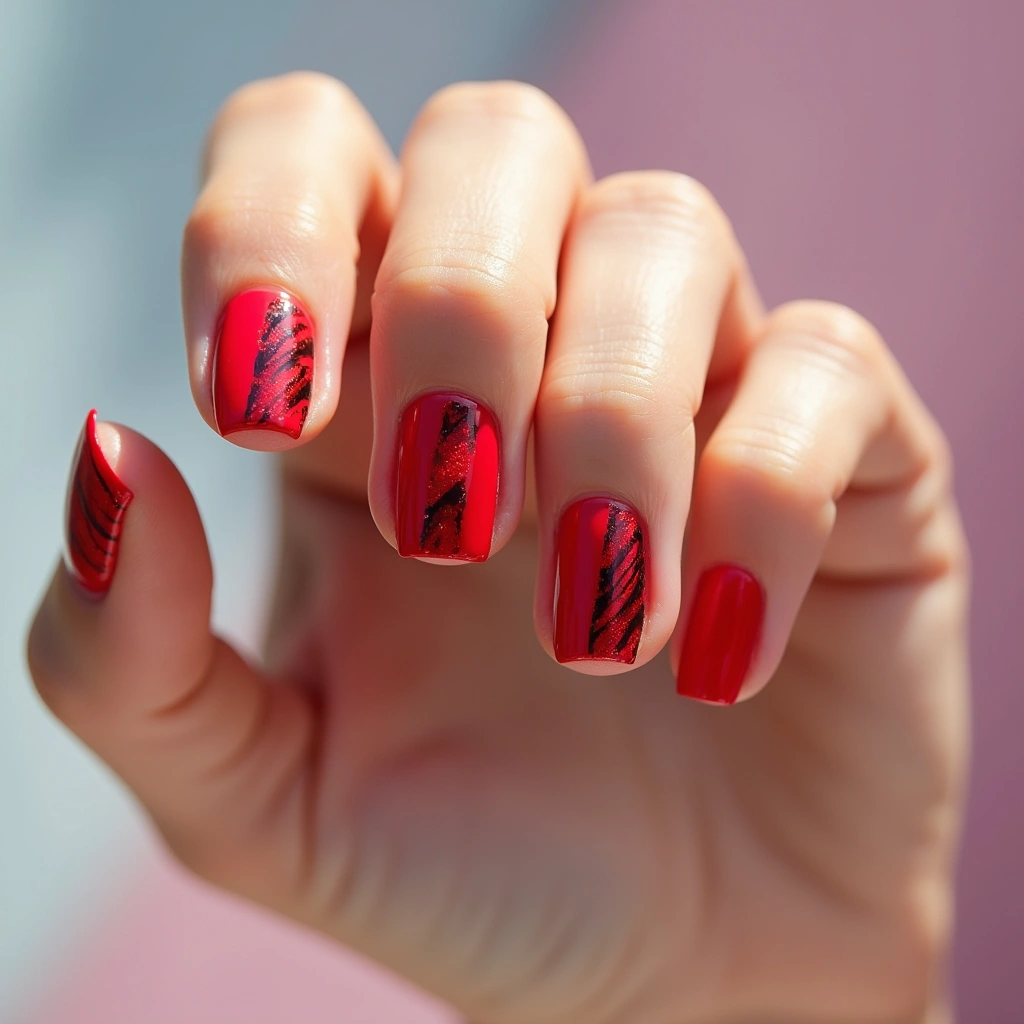 Chic Red Opal