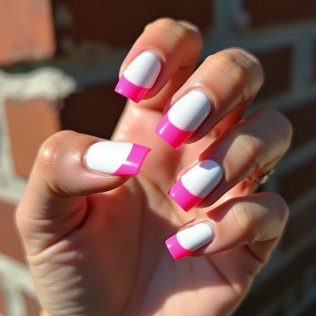 Neon Pop French Coffin