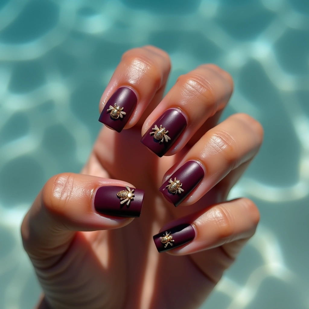 Luxurious Burgundy Touch