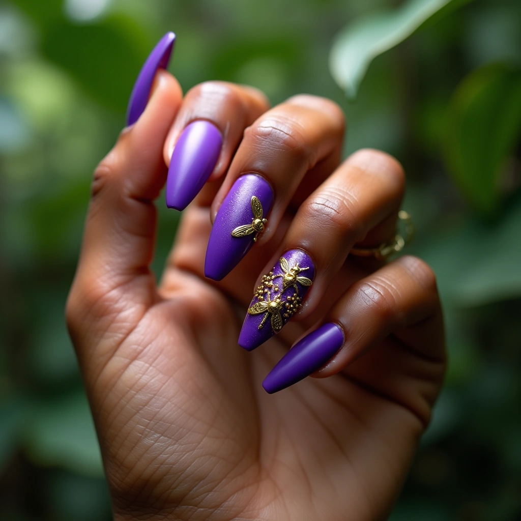 Regal Purple Stiletto