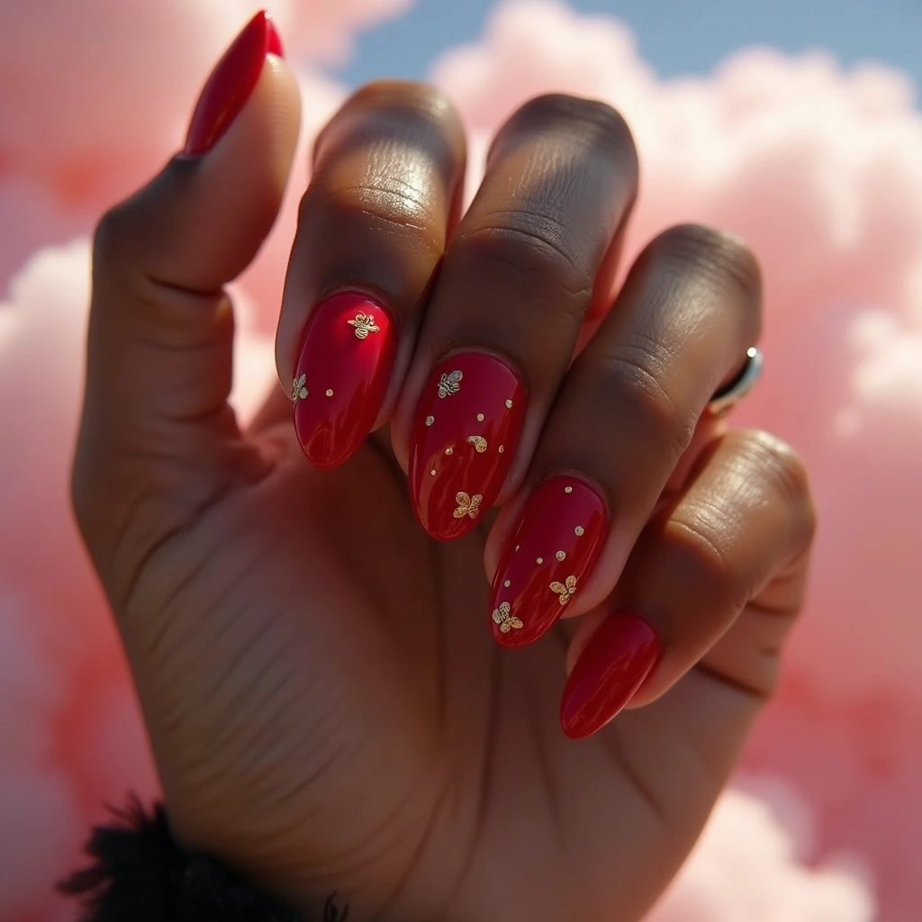 Striking Red Gold