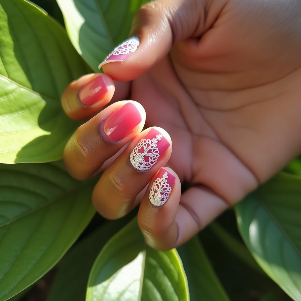 Vintage Rose Pink Jelly