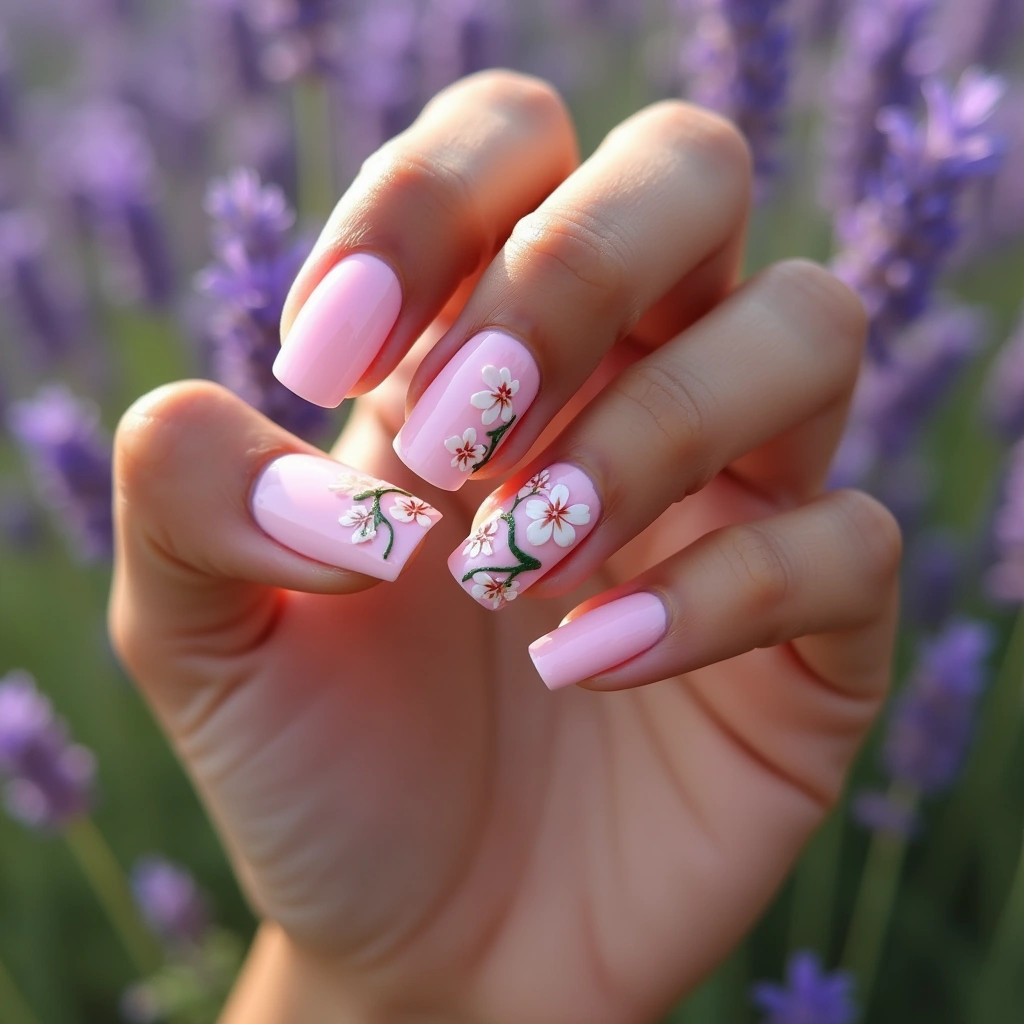 Springtime Pink Jelly Blossoms