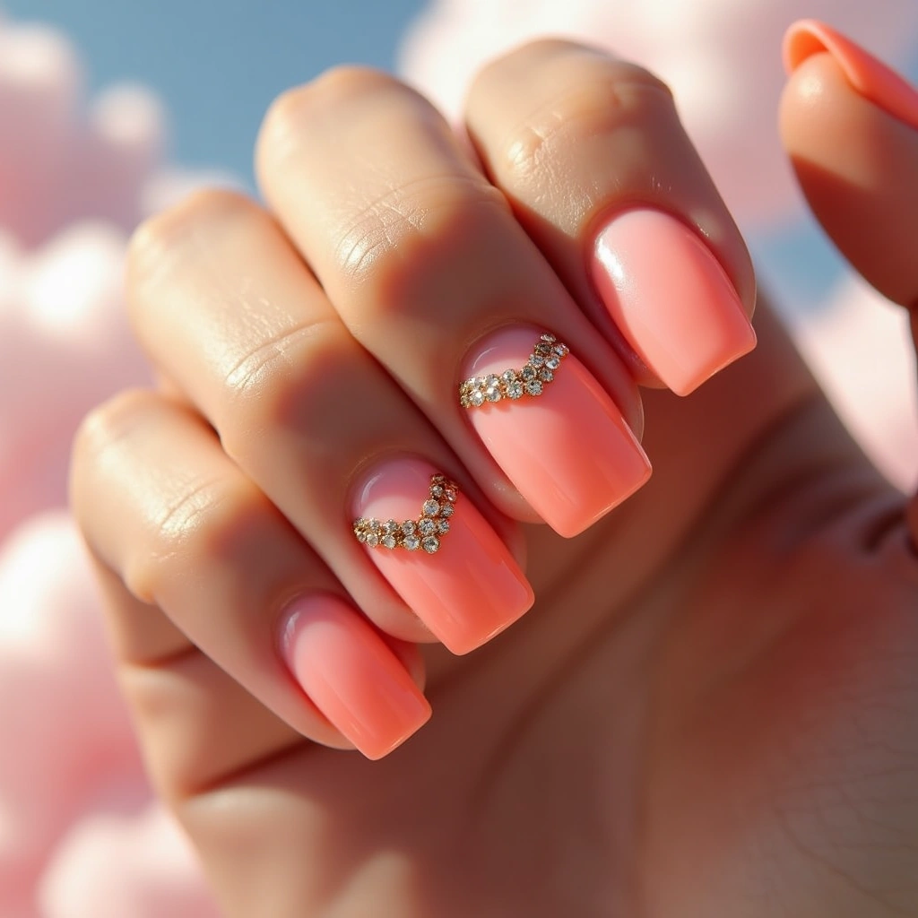 Glamorous Coral Pink Jelly