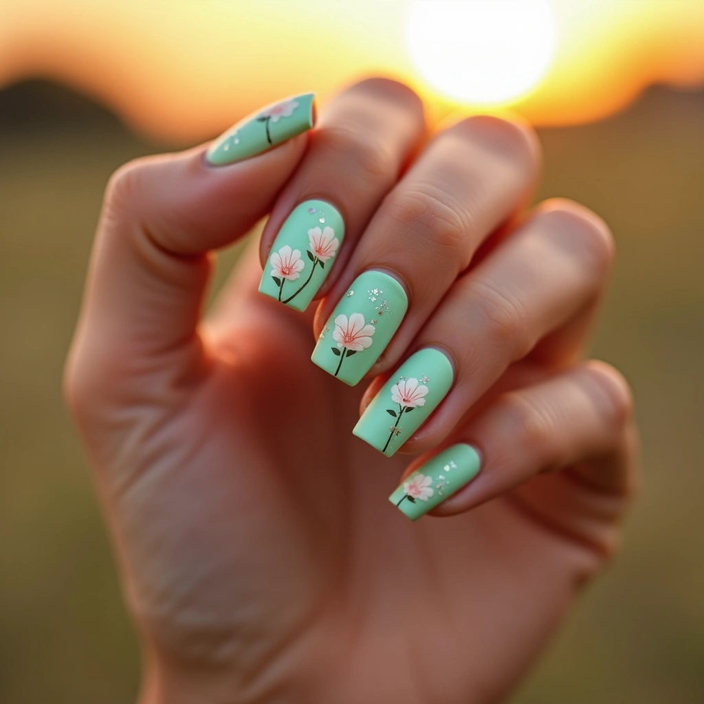 Mint Candy Sparkle