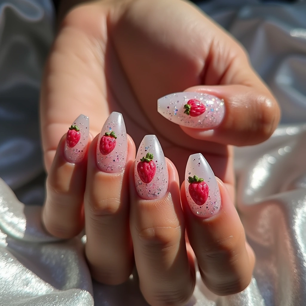 Jelly Strawberry Charms