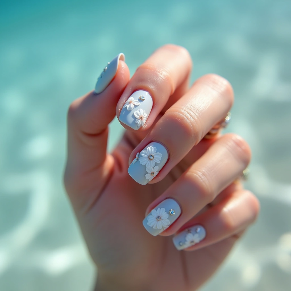 Gray Magnolia Sparkle