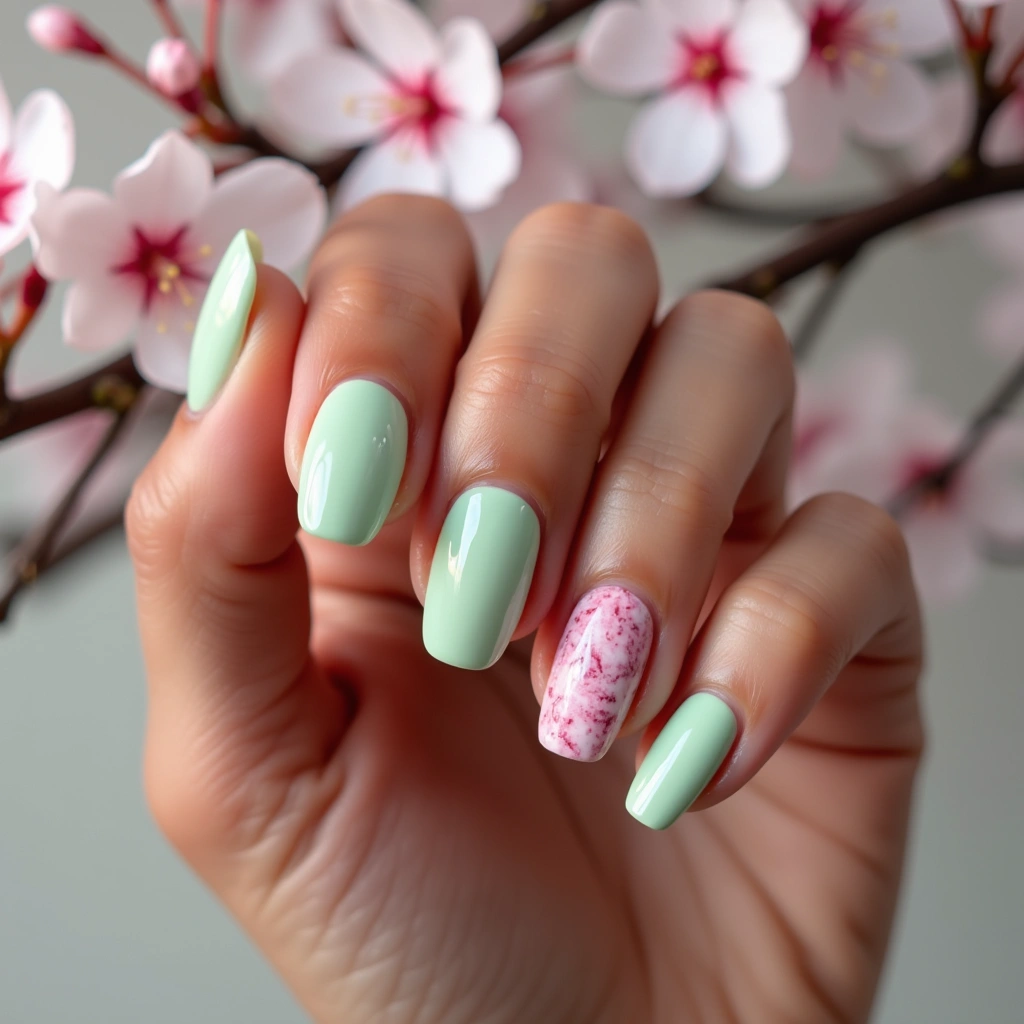 Sophisticated Green And Pink