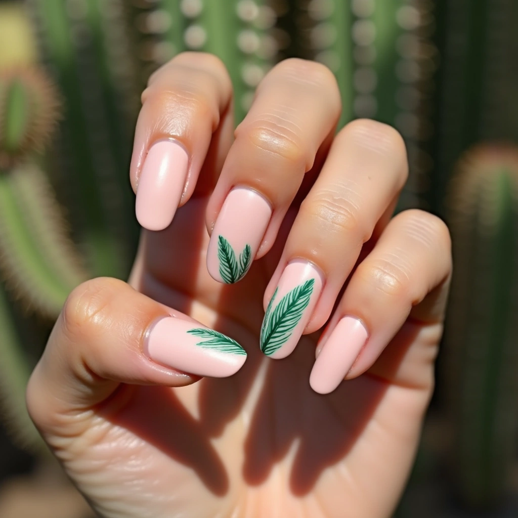 Artistic Pink And Green