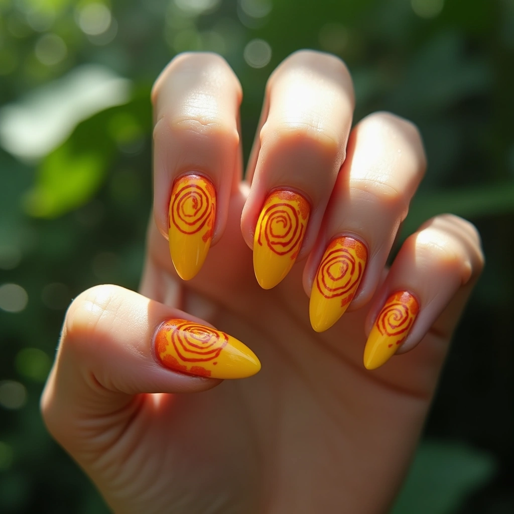 Vibrant Fire Pattern