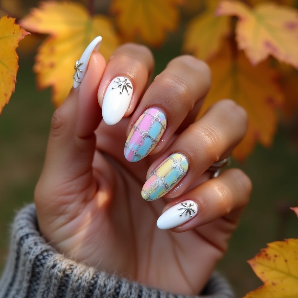 Dreamy Rainbow Plaid