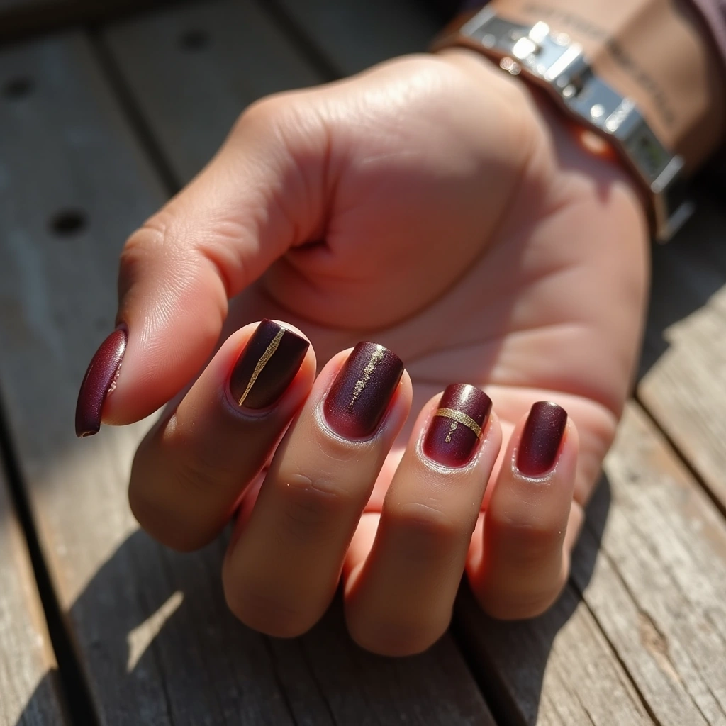 Gradient Cherry Cola Elegance