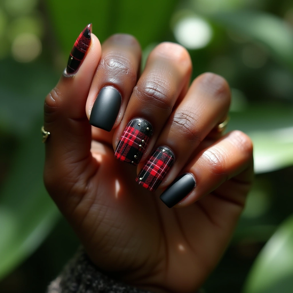 Chic Red Plaid