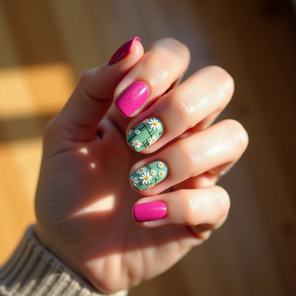 Playful Fuchsia Plaid