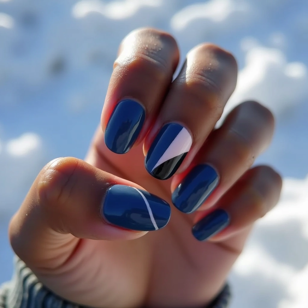 Split Indigo Contrast