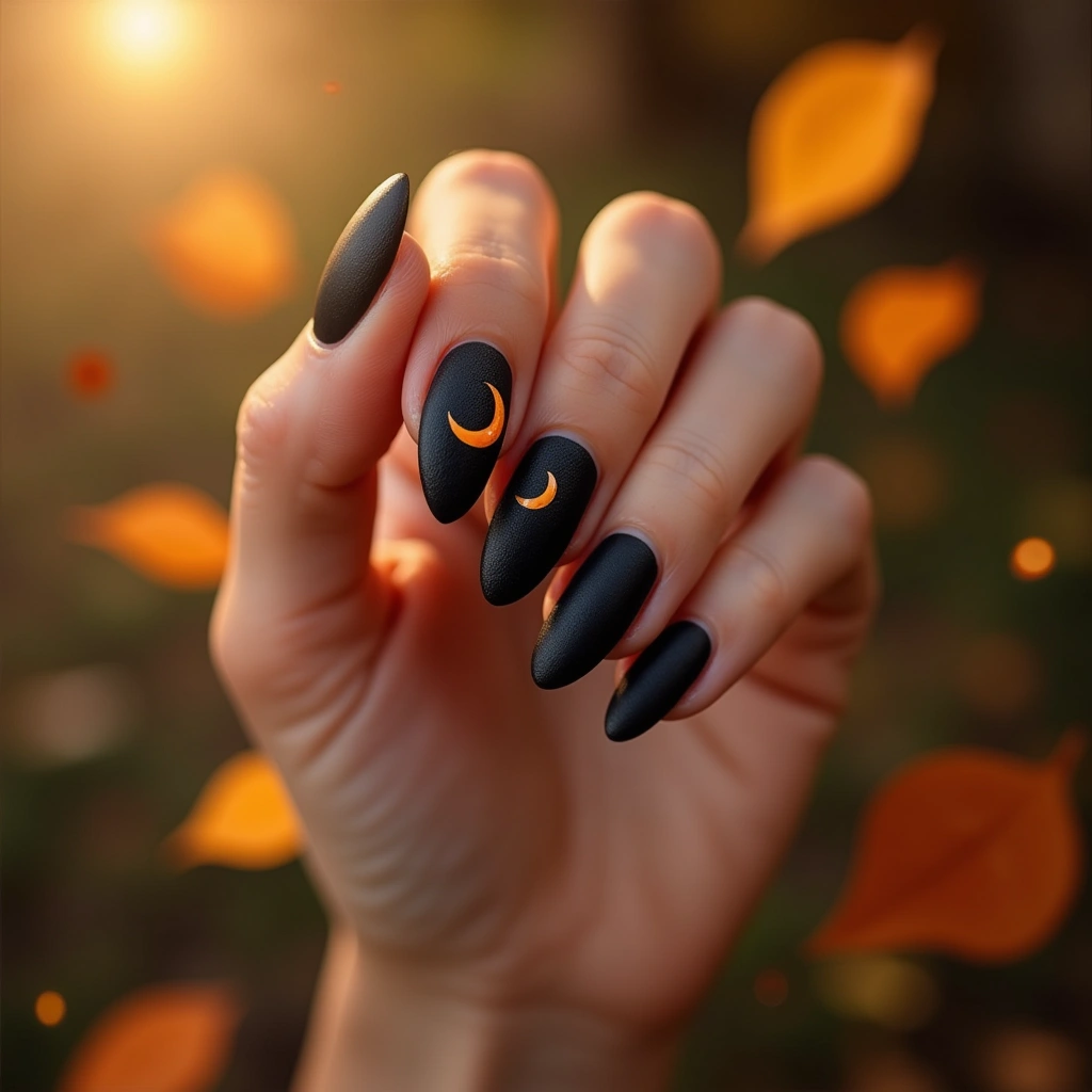 Mystical Orange And Black