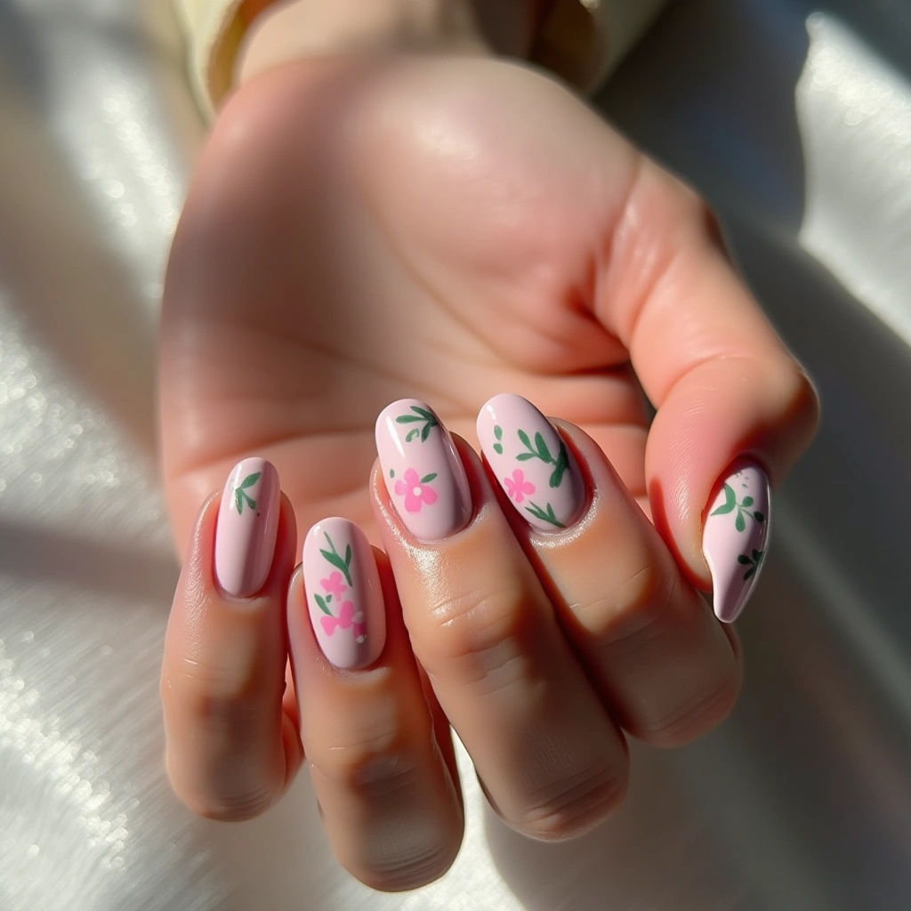 Fresh Pink And Green