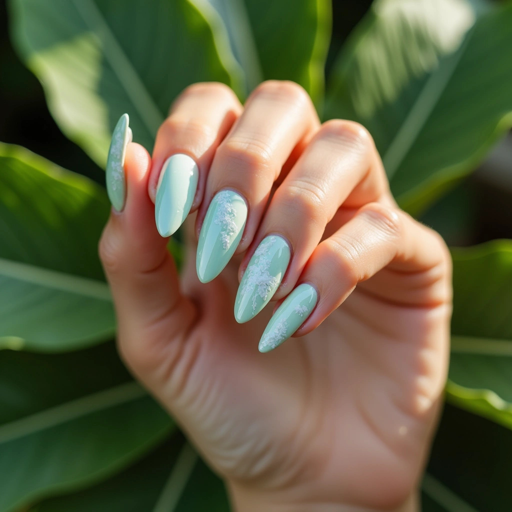 Mint Opal Waves